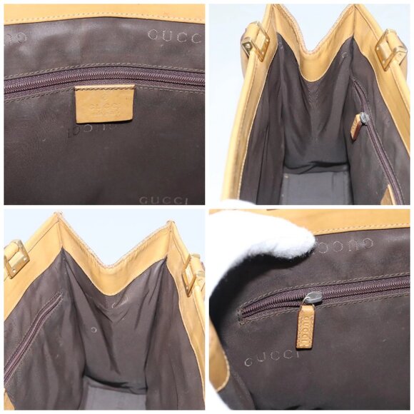 GUCCI GG Canvas Jackie Shoulder Bag Beige Gold 002 1073 3444 Auth 119187 - Picture 15 of 16